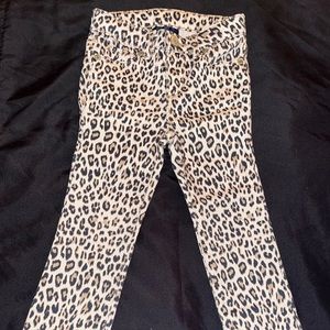 Gap Cheetah Denim Pants